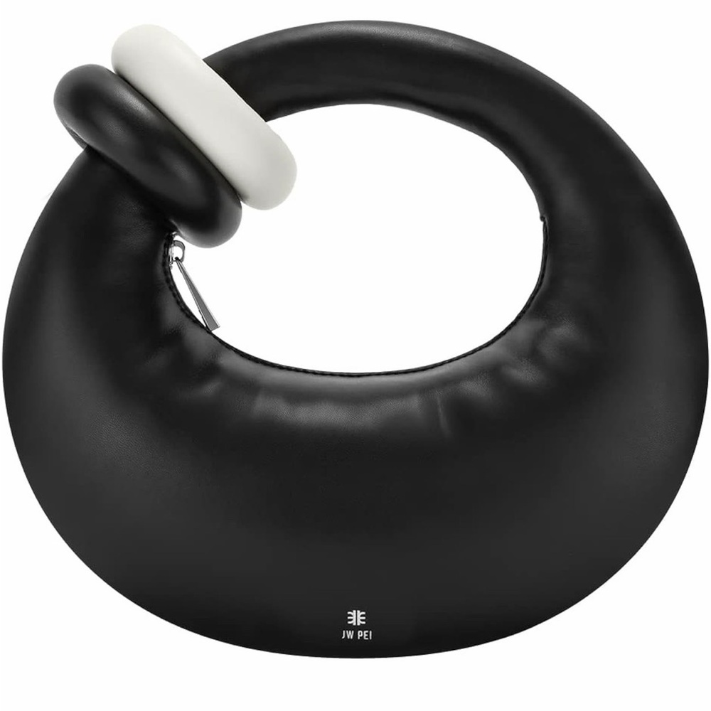 JW PEI Black and White Circular Bag